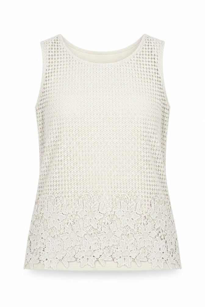 Womens UK Size 12 Roman Beige Basic Tank