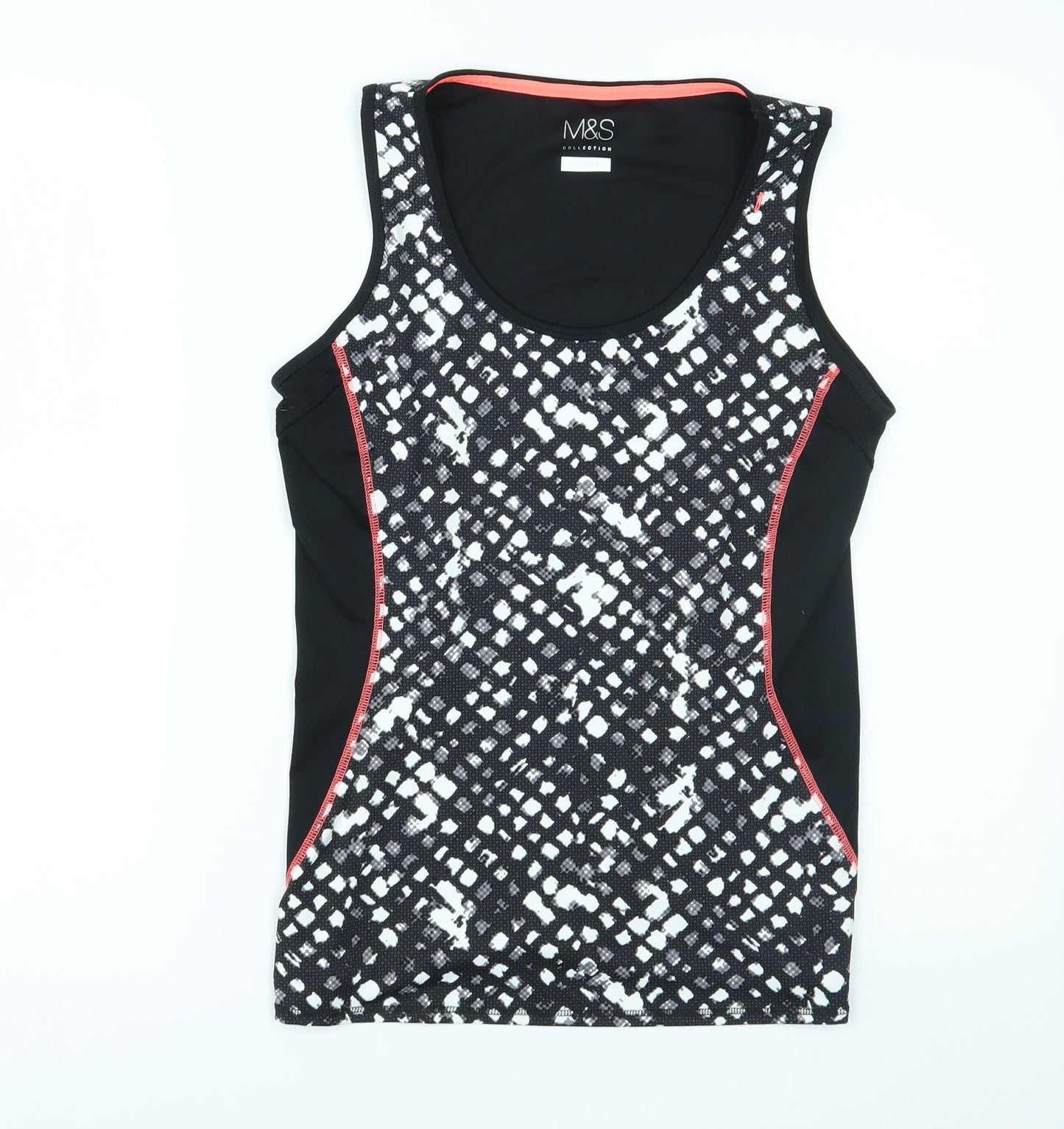 Womens UK Size 12 Marks and Spencer Black Basic Tank