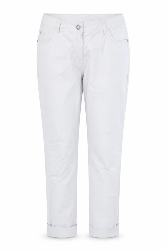 Womens UK Size 12 Up Fashion Regular Fit Chino Grey Trousers