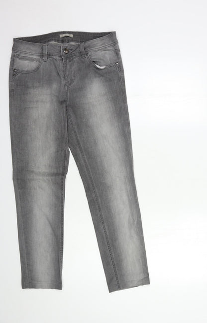 ORSAY Womens Grey  Denim Skinny Jeans Size 28 in L27 in