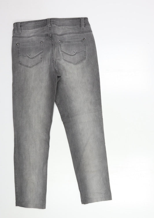 ORSAY Womens Grey  Denim Skinny Jeans Size 28 in L27 in