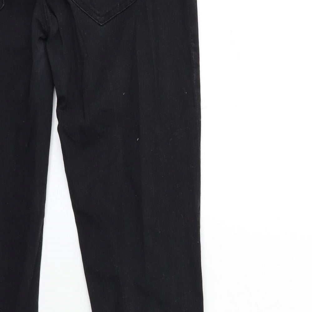 Fishbone Womens Black  Denim Skinny Jeans Size L L29 in