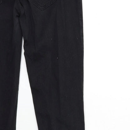 Fishbone Womens Black  Denim Skinny Jeans Size L L29 in