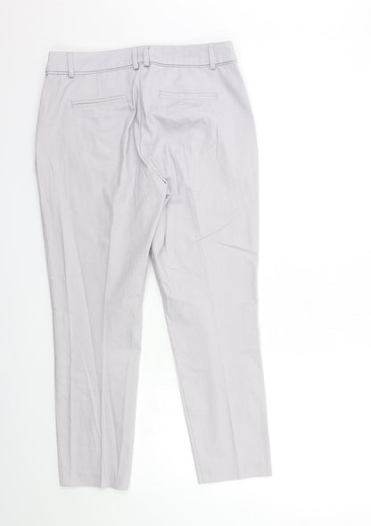 Womens UK Size 12 Wallis Regular Fit  Grey Trousers