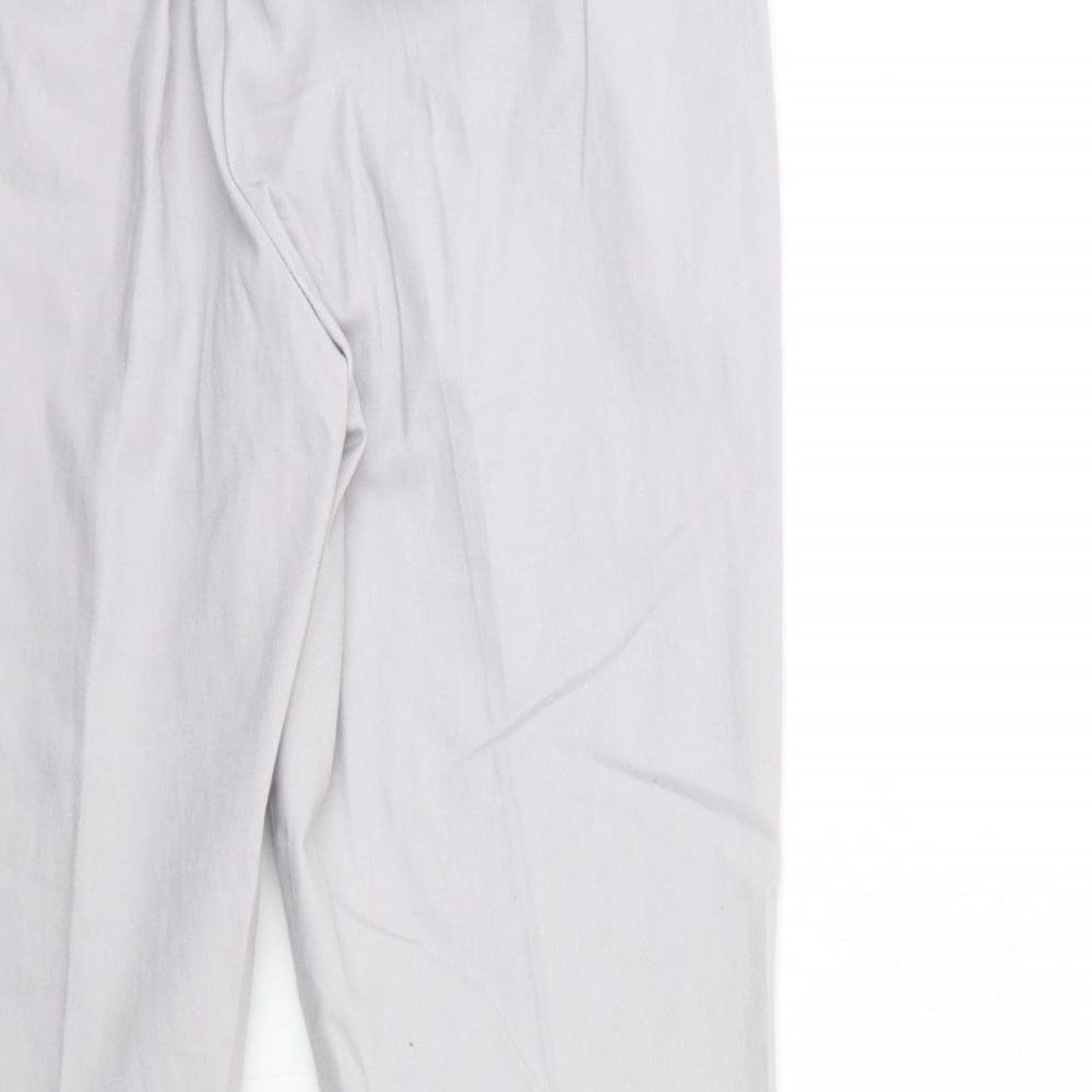 Womens UK Size 12 Wallis Regular Fit  Grey Trousers