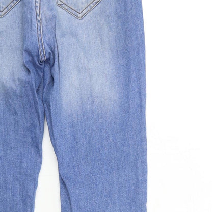 Denim & Co. Womens Blue  Denim Skinny Jeans Size 10 L27 in