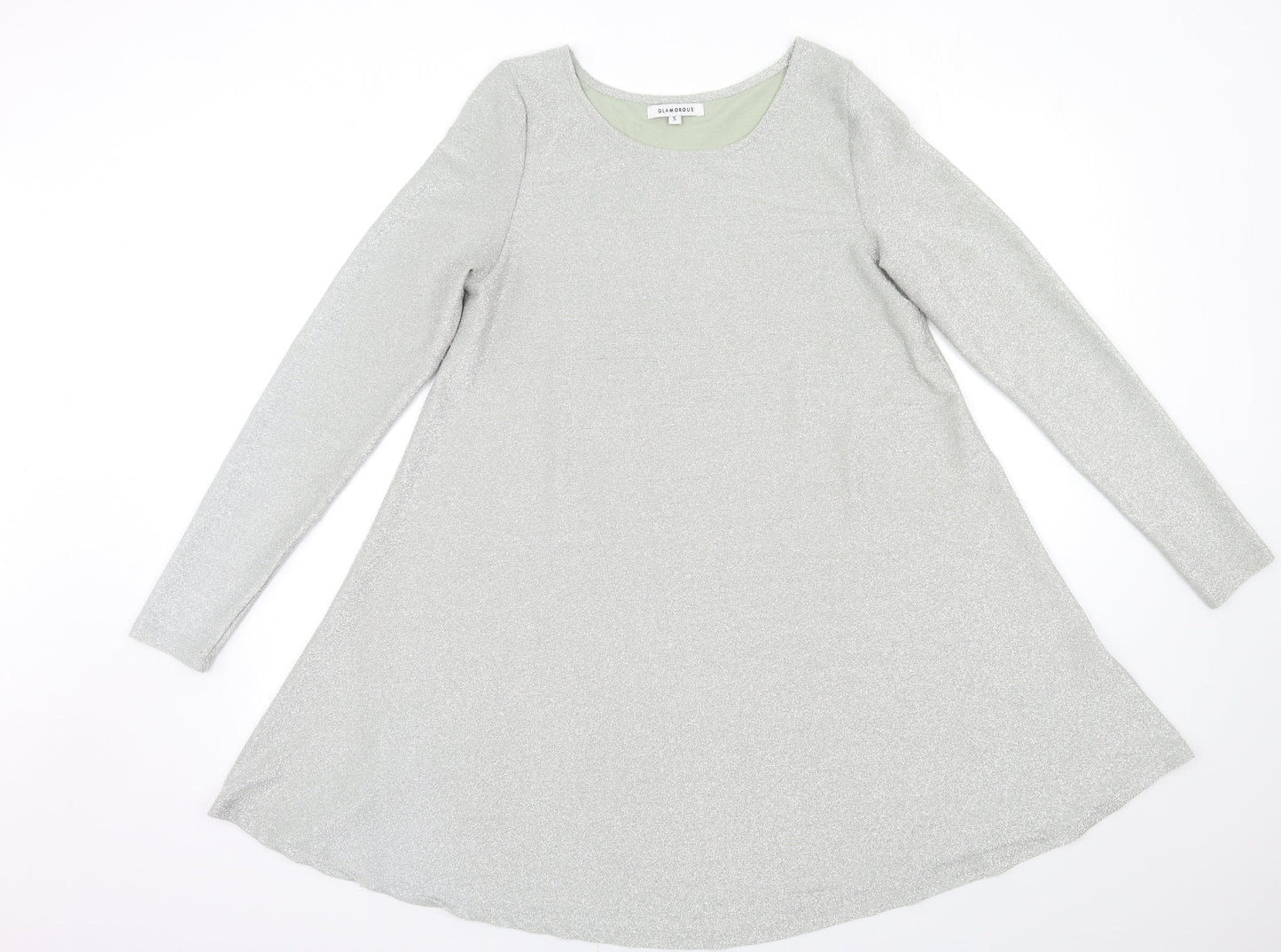 Glamorous Womens Silver   A-Line  Size S