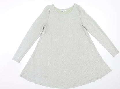Glamorous Womens Silver   A-Line  Size S