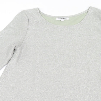 Glamorous Womens Silver   A-Line  Size S