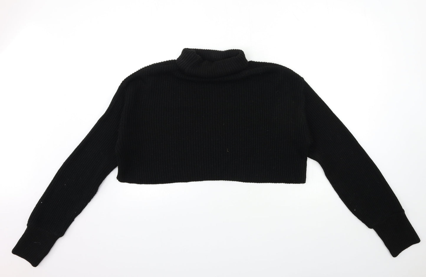Womens UK Size M PRETTYLITTLETHING Black Pullover Jumper