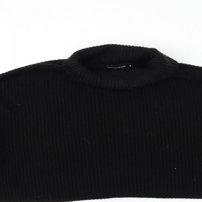 Womens UK Size M PRETTYLITTLETHING Black Pullover Jumper