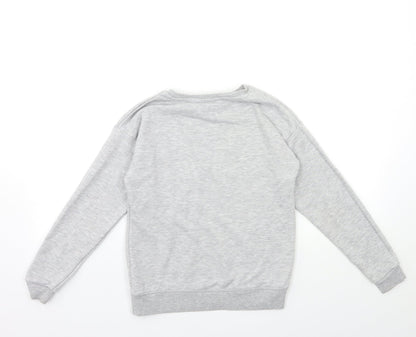 Primark Girls Grey   Pullover Sweatshirt Size 10 Years  - nyc
