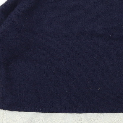 Young Dimension Girls Blue  Knit Pullover Jumper Size 12 Years