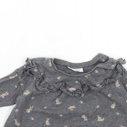 NEXT Baby Grey   Basic T-Shirt Size 3-6 Months