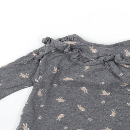 NEXT Baby Grey   Basic T-Shirt Size 3-6 Months