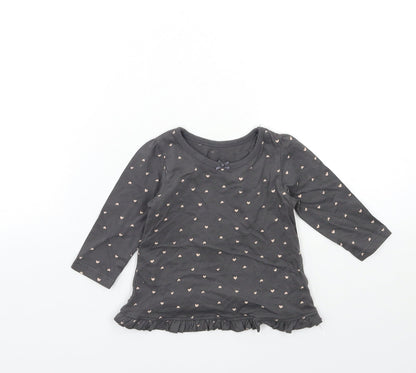 George Baby Grey   Basic T-Shirt Size 3-6 Months