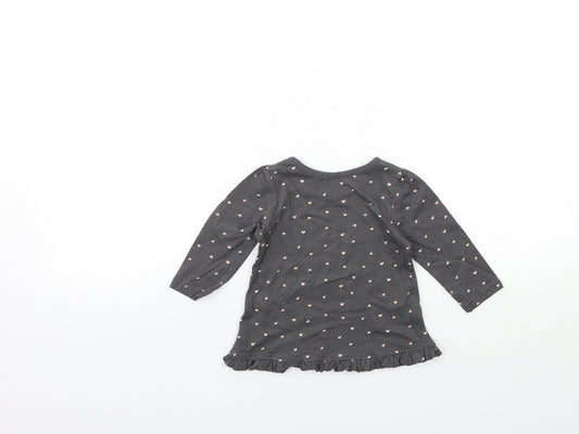 George Baby Grey   Basic T-Shirt Size 3-6 Months