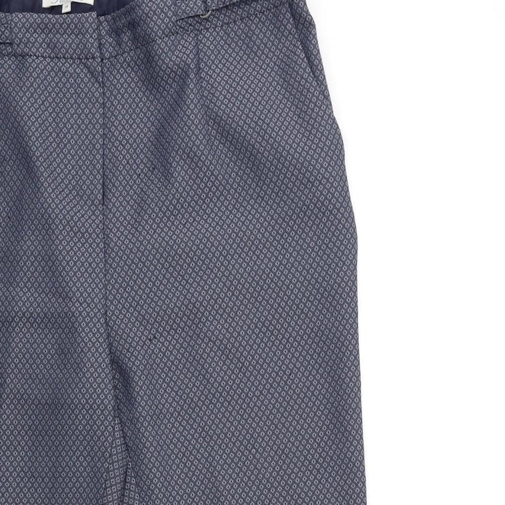 Womens UK Size 18 Peacocks Regular Fit  Blue Trousers