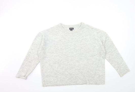 Primark Womens Grey  Knit Pullover Jumper Size S