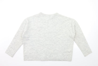 Primark Womens Grey  Knit Pullover Jumper Size S