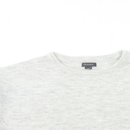 Primark Womens Grey  Knit Pullover Jumper Size S