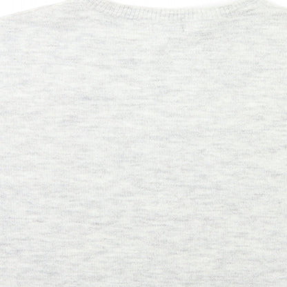 Primark Womens Grey  Knit Pullover Jumper Size S