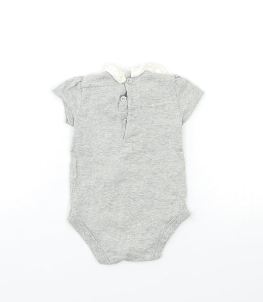 TU Baby Grey   Babygrow One-Piece Size 0-3 Months