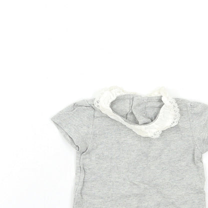 TU Baby Grey   Babygrow One-Piece Size 0-3 Months