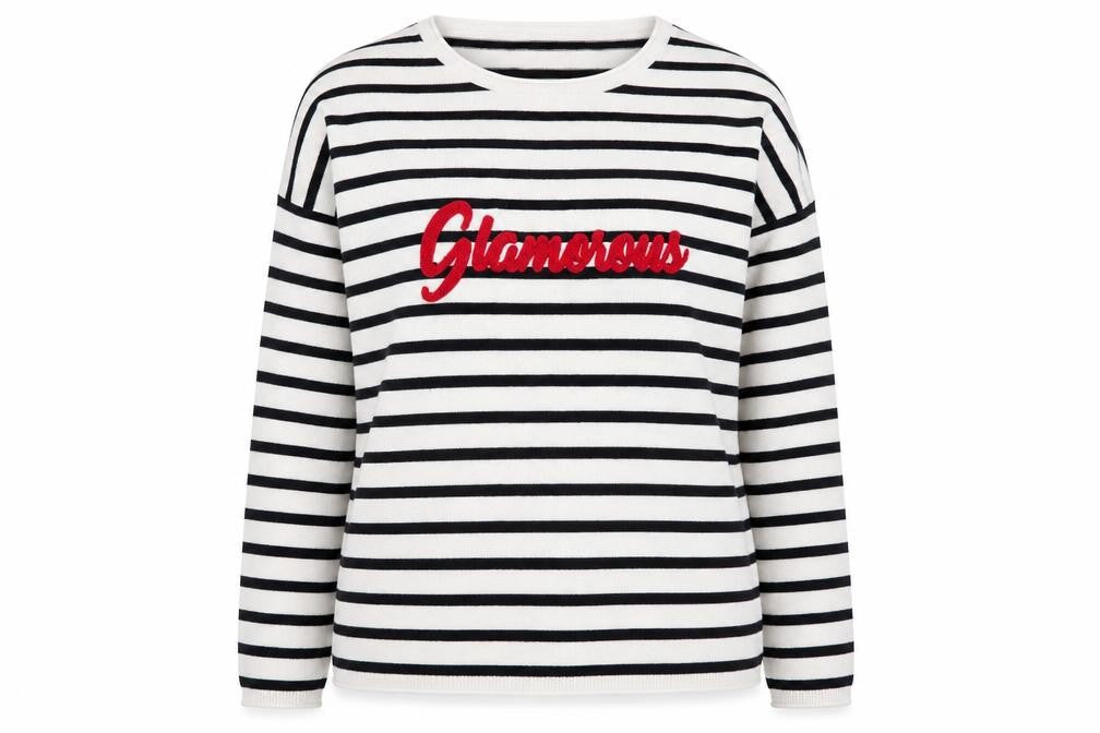 ESMARA Womens Multicoloured Striped  Pullover Jumper Size 12
