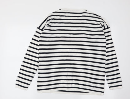 ESMARA Womens Multicoloured Striped  Pullover Jumper Size 12