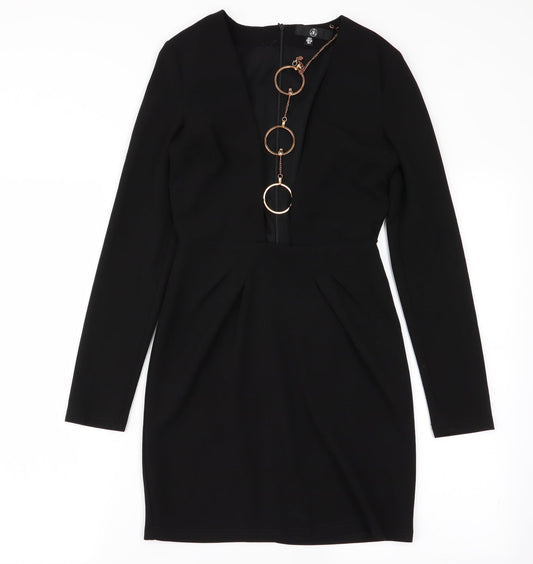 Missguided Womens Black   Fit & Flare  Size 6