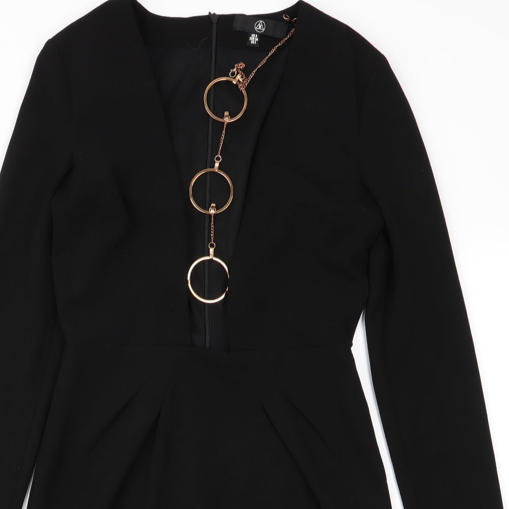 Missguided Womens Black   Fit & Flare  Size 6