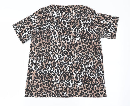 Womens UK Size 10 PLT Multicoloured Basic T-Shirt