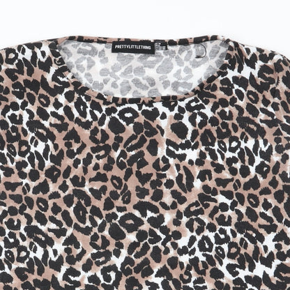 Womens UK Size 10 PLT Multicoloured Basic T-Shirt
