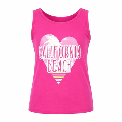 pep and co Girls Pink   Basic Tank Size 7-8 Years