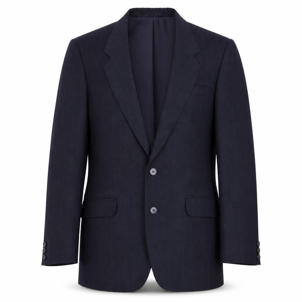 Greenwoods Mens Blue Striped  Jacket Blazer Size 38