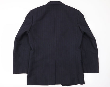 Mens UK Size 38 greenwoods Regular Blue Suit Jacket
