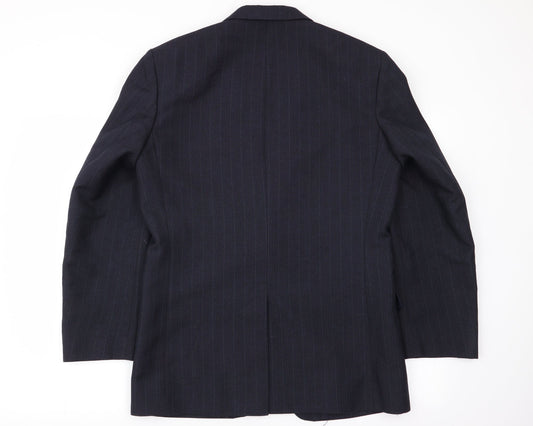 Mens UK Size 38 greenwoods Regular Blue Suit Jacket