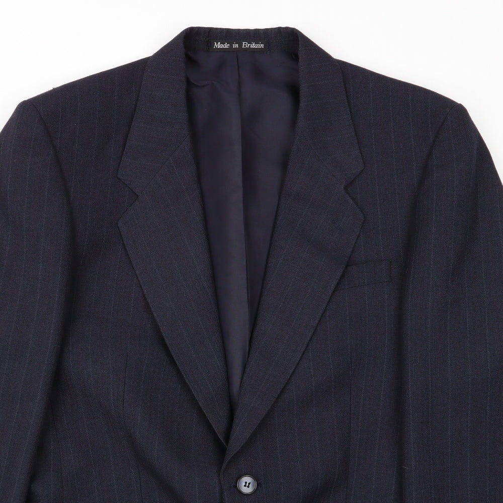 Mens UK Size 38 greenwoods Regular Blue Suit Jacket