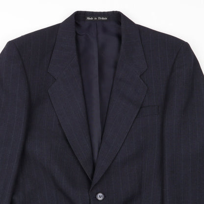 Mens UK Size 38 greenwoods Regular Blue Suit Jacket