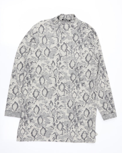 F&F Womens Multicoloured Geometric  Pullover Jumper Size 14