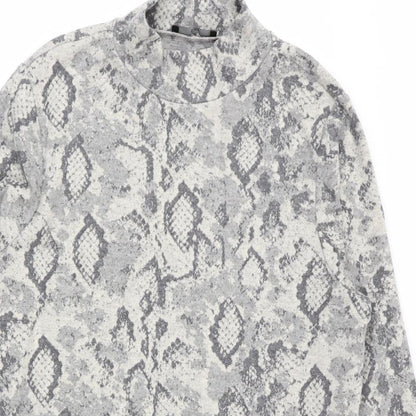 F&F Womens Multicoloured Geometric  Pullover Jumper Size 14