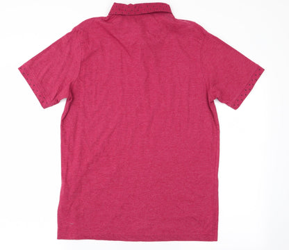 TU Mens Red    Polo Size M