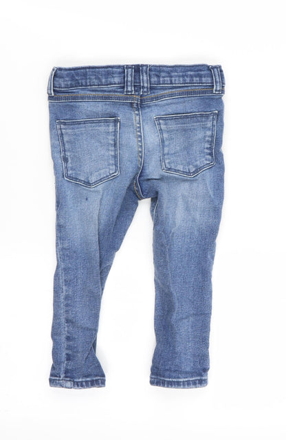 by very Girls Blue   Cargo Jeans Size 12 Months  - size 12-18m