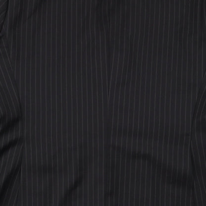 Studio Mens Black Striped  Jacket Blazer Size 42