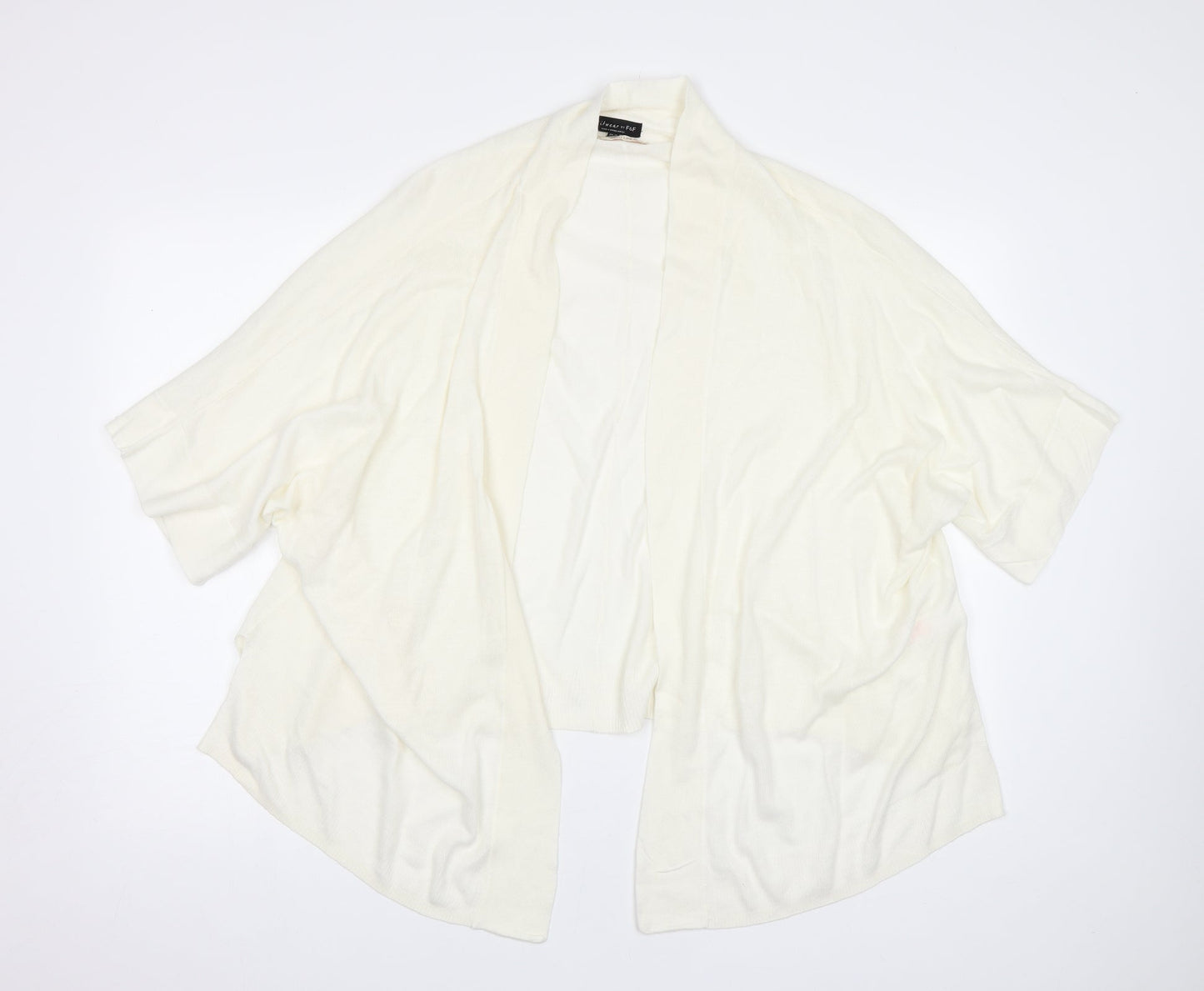 F&F Womens White   Cardigan Jumper Size 10