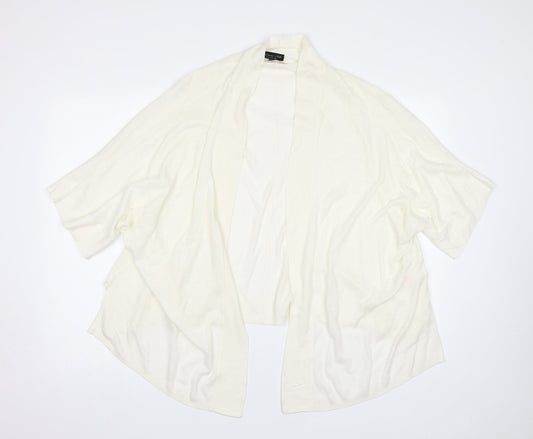 F&F Womens White   Cardigan Jumper Size 10