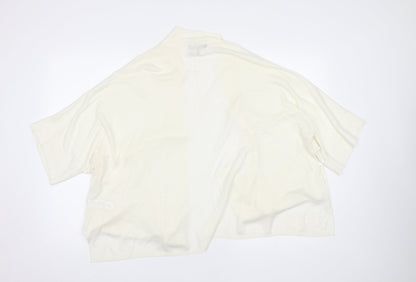 F&F Womens White   Cardigan Jumper Size 10