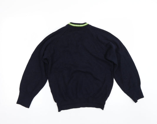 Charles Kirk Girls Blue   Pullover Jumper Size 8-9 Years