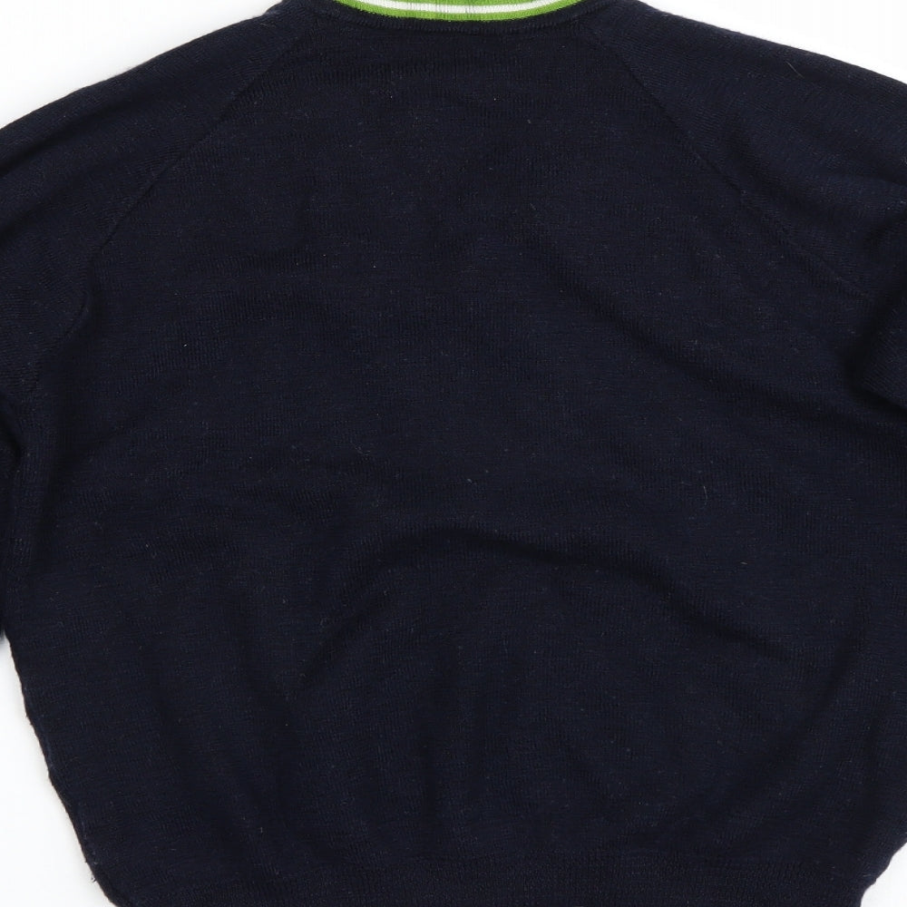 Charles Kirk Girls Blue   Pullover Jumper Size 8-9 Years